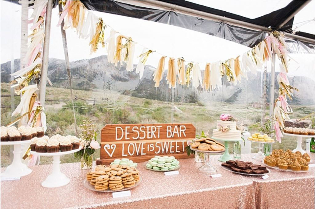 Wedding dessert bar